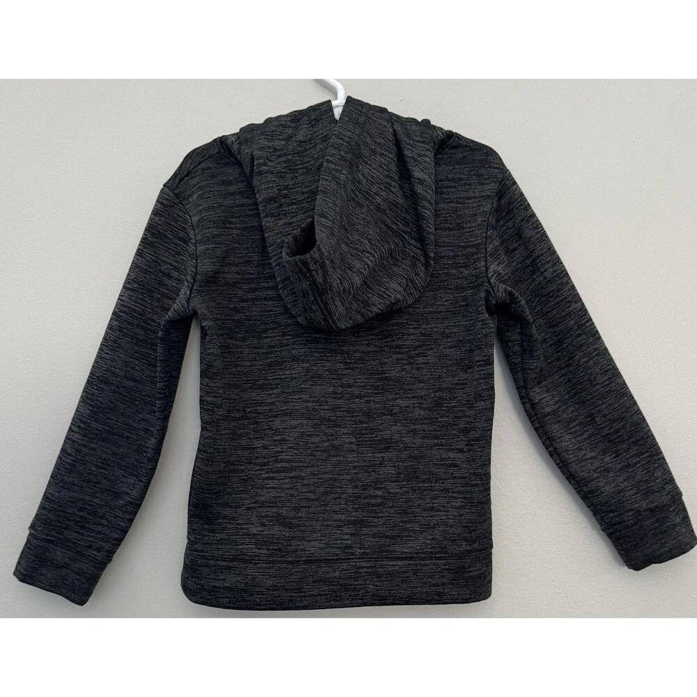 Nike Boys 4/5 Black/Gray Pullover Kangaroo Pocket Logo Hoodie